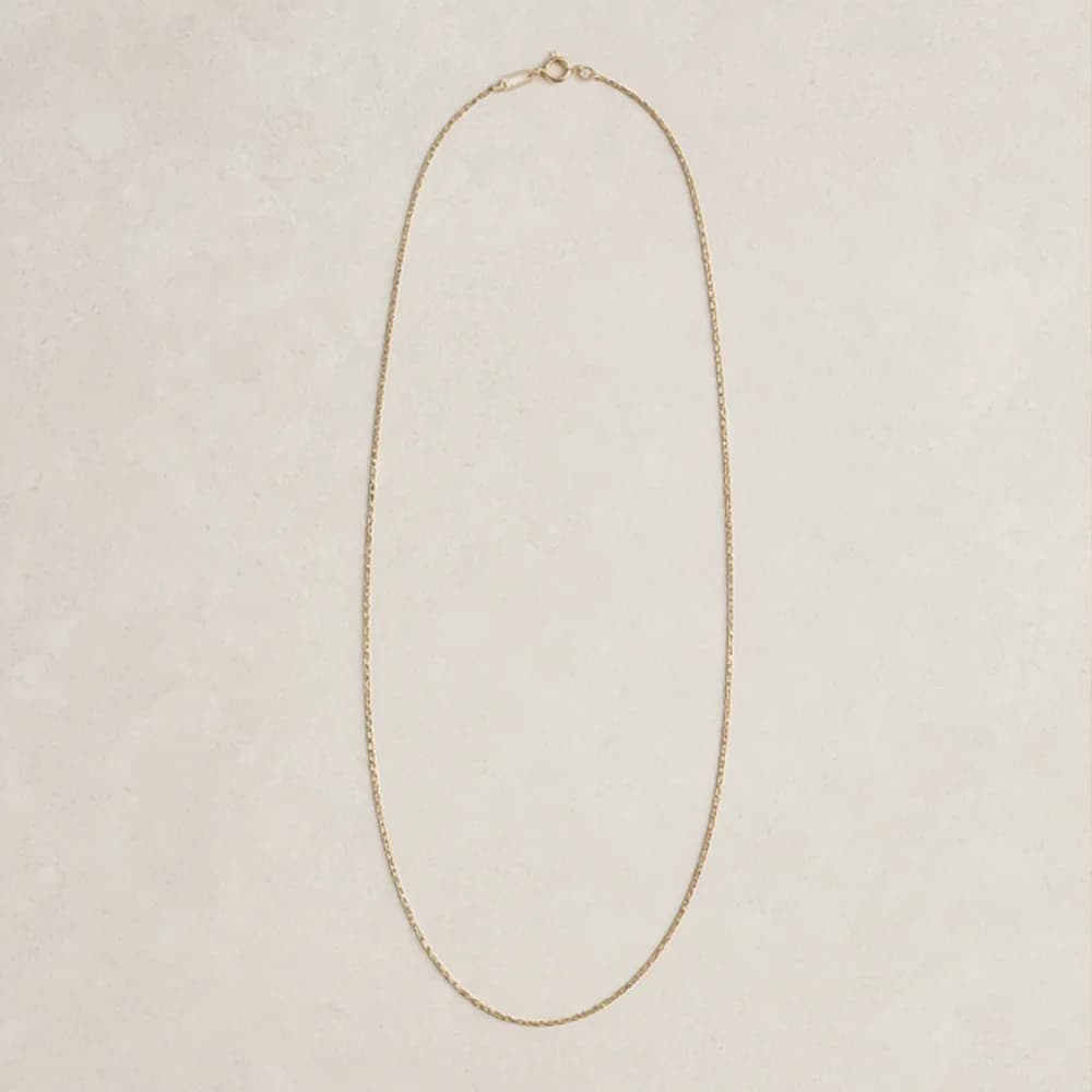Soft Current Chain shown alone — 18k gold vermeil